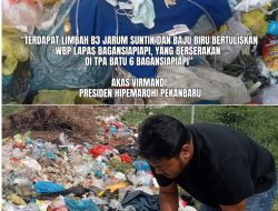 Hipemarohi Kecam Limbah Dari Lapas Bagan Siapi-api