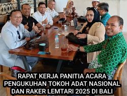Panitia Rakernas LEMTARI 2025 dan Pengukuhan Tokoh Adat Nasional Temui Prof. Jimly Asshiddiqie