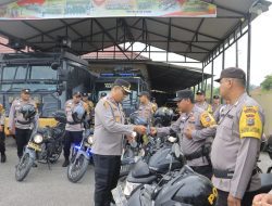 “Usai Apel, Kapolres Kampar Periksa Motor Bhabinkamtibmas!”