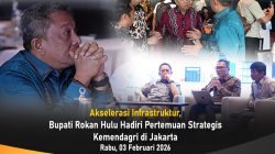 *Akselerasi Infrastruktur, Bupati Rokan Hulu Hadiri Pertemuan Strategis Kemendagri di Jakarta