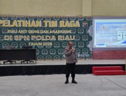 Cegah Geng dan Anarkisme, Kabag Ops Brimob Riau Bekali 244 Personil Tim RAGA dengan Perkap No. 1 Tahun 2009
