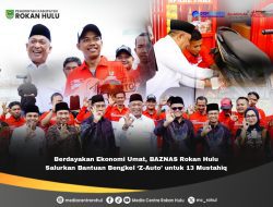 *Berdayakan Ekonomi Umat, BAZNAS Rokan Hulu Salurkan Bantuan Bengkel ‘Z-Auto’ untuk 13 Mustahiq*