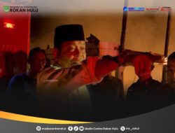 Kebakaran Hebat Landa Pasar Lama Pekan Tebih, Puluhan Rumah Hangus Dilalap Api