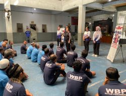 Tingkatkan Kesadaran, Penyuluhan Kesehatan TB–HIV Digelar di Blok Hunian Rutan Kelas I Pekanbaru