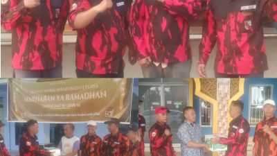 Pengurus Ranting Pemuda Pancasila Kelurahan Bambu Kuning Gelar Jum’at Berkah Pembagian Sembako Menjelang Bulan Suci Ramadhan 1447 H