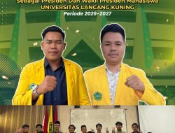 Pasangan Refdi dan Akbar Resmi Terpilih Sebagai Presiden dan Wakil Presiden Mahasiswa UNILAK Atas Dukungan Lebih Dari Setengah Suara Delegasi Kongres yang Ditetapkan.