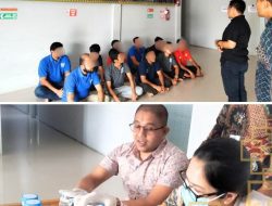 Berantas Narkoba, Lapas Narkotika Rumbai Gelar Test Urine Bagi WBP