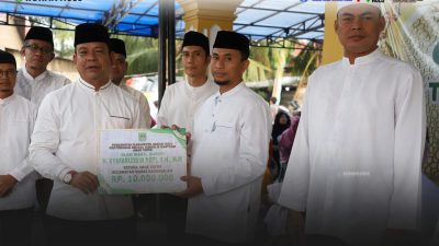 Safari Ramadhan Ke-V Di Kecamatan Bonai Darussalam. Wabup Syafaruddin : Jadikan Desa Sontang Menjadi Desa Percontohan Di Rohul.