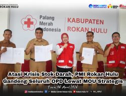 Atasi Krisis Stok Darah, PMI Rokan Hulu Gandeng Seluruh OPD Lewat MOU Strategis.