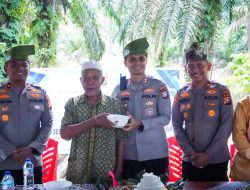 *Instruksi Kapolri dan Kapolda Riau Diwujudkan, Kapolres Rokan Hulu Tancap Gas Bangun Jembatan Merah Putih Presisi untuk Warga dan Pelajar di Muara Jaya*