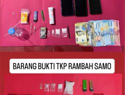 Polsek Ujung Batu Bongkar Jaringan Narkotika, Enam Pelaku Diamankan dengan Barang Bukti 33 Gram Sabu dan Ekstasi.