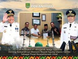 CSR Produktif PT Anugerah Niaga Sawindo Dorong Kemandirian Ekonomi Masjid Agung Islamic Center Rohul