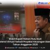 Wabup Rohul Ikuti Asistensi Virtual Terkait Proyeksi Keuangan Daerah TA 2026.