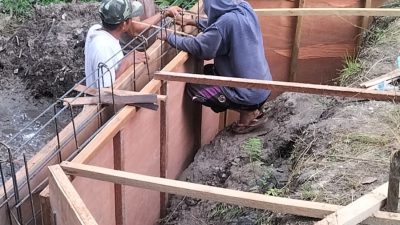 Progres Capai 45 Persen, Pembangunan Jembatan Merah Putih Presisi di Kepenuhan Hulu Terus Dikebut