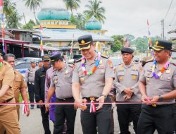 Polda Riau dan Pemkab Rohul Resmikan Desa Rambah Hilir Sebagi Kampung Tangguh Anti Narkoba 2026.