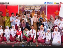 Tingkatkan Literasi Sejak Dini, Dispussip Rokan Hulu Gelar Lomba Bertutur Tingkat SD/MI