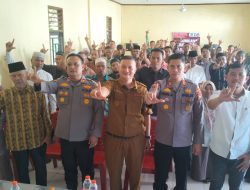 Perkuat Kampung Tangguh Anti Narkoba, Polres Rokan Hulu Gencarkan Sosialisasi P4GN dan Pasang Baliho Layanan Pengaduan di Rambah Hilir.