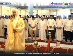 Ribuan Jemaah Padati Masjid Agung Islamic Center Rokan Hulu, Salat Iduladha 1447 H Berlangsung Khidmat