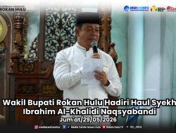 Wakil Bupati Rokan Hulu Hadiri Haul Syekh Ibrahim Al-Khalidi Naqsyabandi