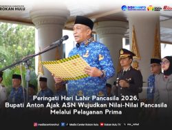 Peringatan Hari Lahir Pancasila 2026, Bupati Anton Ajak ASN Wujudkan Nilai-Nilai Pancasila Melalui Pelayanan Prima