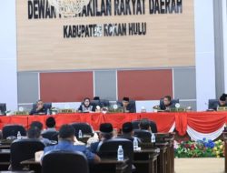 Rapat Paripurna DPRD Rohul Sahkan Empat Ranperda Menjadi Perda, Total Investasi Daerah Capai Rp34 Miliar