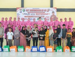 Sambut HUT Bhayangkara ke-80, Polres Rokan Hulu Gelar Donor Darah, Sunatan Massal dan Pemeriksaan Kesehatan Gratis