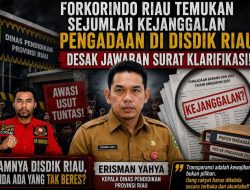 Forkorindo Riau Temukan Sejumlah Kejanggalan Pengadaan di Disdik Pemprov Riau, Desak Jawaban Surat Klarifikasi