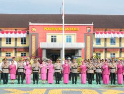 *Kapolres Rokan Hulu Pimpin Pisah Sambut Sejumlah Pejabat Utama dan Kapolsek Jajaran, Tekankan Semangat Pengabdian dan Kebersamaan*