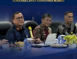 Pastikan Layanan Berjalan Optimal, Kakanwil Ditjenpas Riau Bersama Jajaran Kunjungi Lapas Narkotika Rumbai