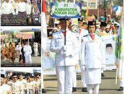 01 ROKAN HULU! Dipimpin Bupati-Wabup, 3000 Orang Kafilah Negeri Seribu Suluk Pimpin Pawai MTQ Riau Ke-44 dan Bikin Kuansing Tepuk Tangan