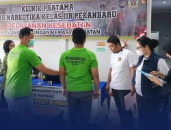 Upaya Pencegahan Hantavirus, Puskesmas Rumbai Bukit Gelar Sosialisasi Bersama Jajaran Perawatan Klinik Lapas Narkotika Rumbai