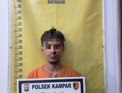 “Polsek Kampar Ungkap Kasus Pencurian dengan Pemberatan – Tersangka Ditangkap Setelah Larikan Dari Atap”