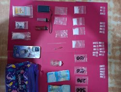 Polsek Kunto Darussalam Tangkap Pengedar Narkotika, Amankan Barang Bukti 24,38 gram Sabu