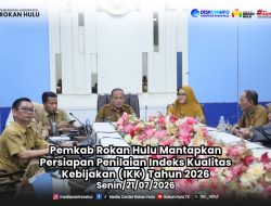 *Pemkab Rokan Hulu Mantapkan Persiapan Penilaian Indeks Kualitas Kebijakan (IKK) Tahun 2026*