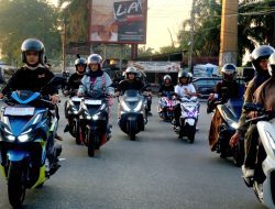 *Bukan Cuma Rolling City, Vario Evo 160 Night Ride Jadi Ajang Silaturahmi Komunitas Honda Pekanbaru*