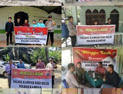 Jajaran Polres Kampar Gelar Minggu Kasih, Hadir di 10 Titik Dekatkan Diri dengan Seluruh Lapisan Masyarakat
