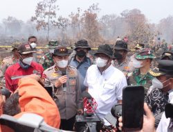 Menteri LHK & Kapolda Riau Tinjau Langsung Karhutla di Kampar, Pastikan Penanganan Optimal