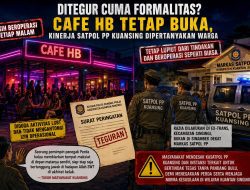 Ditegur Cuma Formalitas? Cafe HB Tetap Buka, Kinerja Satpol PP Kuansing Dipertanyakan Warga