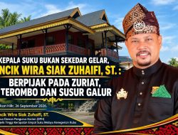 Kepala Suku Bukan Sekadar Gelar, Encik Wira Zuhaifi, ST: Harus Berpijak pada Zuriat, Terombo dan Susur Galur Adat
