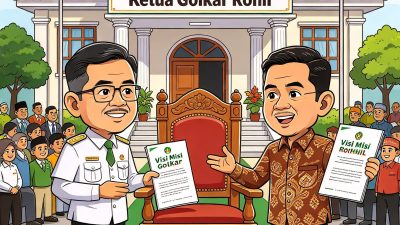 Bistamam Menuju Ketua Golkar Rohil. Afrizal Sintong Meninggalkan Catatan 10 Kursi DPRD