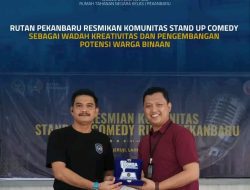 Rutan Pekanbaru Resmikan Komunitas Stand Up Comedy, Wadah Kreativitas dan Pengembangan Potensi Warga Binaan