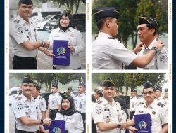 Momentum Pengabdian, Rutan Pekanbaru Sematkan Kenaikan Pangkat dan Pengangkatan PNS