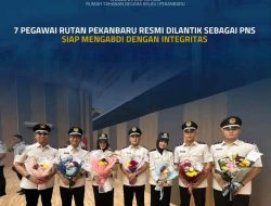 7 Pegawai Rutan Pekanbaru Resmi Dilantik sebagai PNS, Siap Mengabdi dengan Integritas