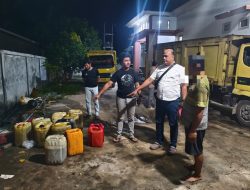 Berkat Informasi Masyarakat, Sat Reskrim Polres Kampar Ungkap Penyimpanan Ilegal Solar Subsidi di Tapung