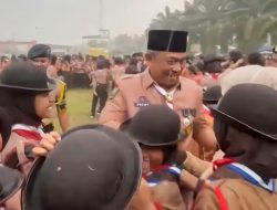 Hujan Deras Tak Surutkan Semangat Pramuka, Bupati Anton Buka Lomba Tingkat II Bonai Darussalam 2026