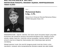 GENERASI MUDA DAN MASA DEPAN KENEGERIAN KUBU: MENYATUKAN PERSEPSI, MERAWAT SEJARAH, MEMPERJUANGKAN TANAH ULAYAT